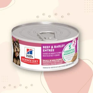 Puppy Small & Mini Beef & Barley Entrée 24 Cans